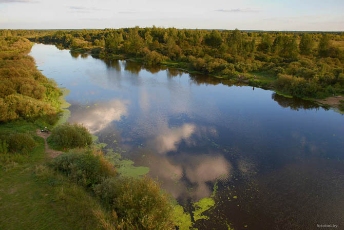 Уровень воды Березины находится ниже отметки, лимитирующей судоходство