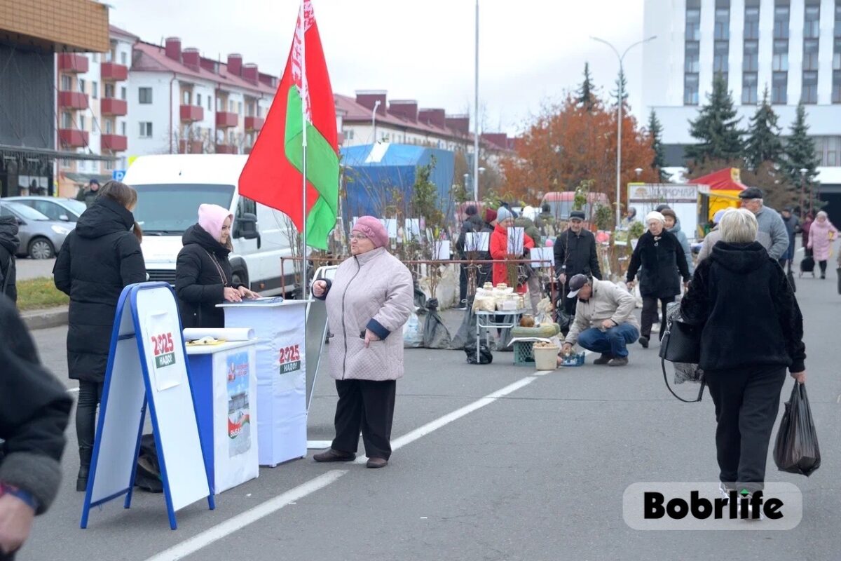 Пикет по сбору подписей в поддержку кандидата на пост Президента развернулся на улице М.Горького