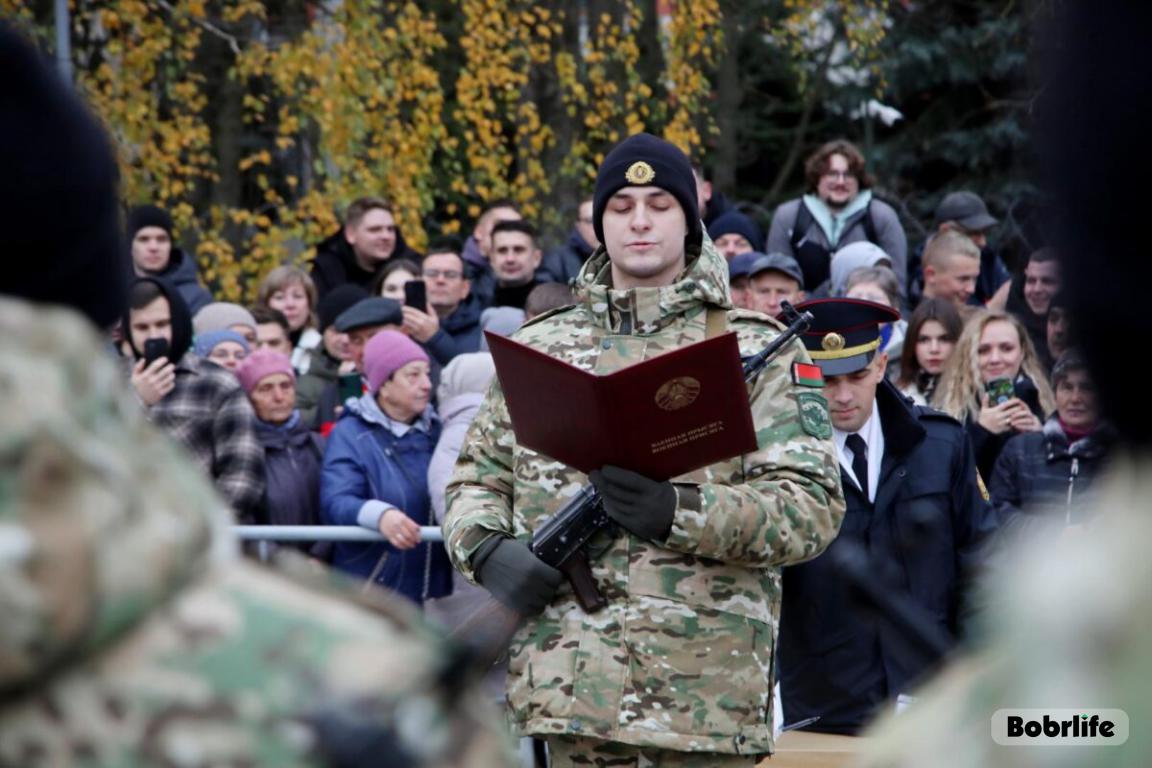 Родина под защитой! Первые бобруйчане осеннего призыва приняли присягу